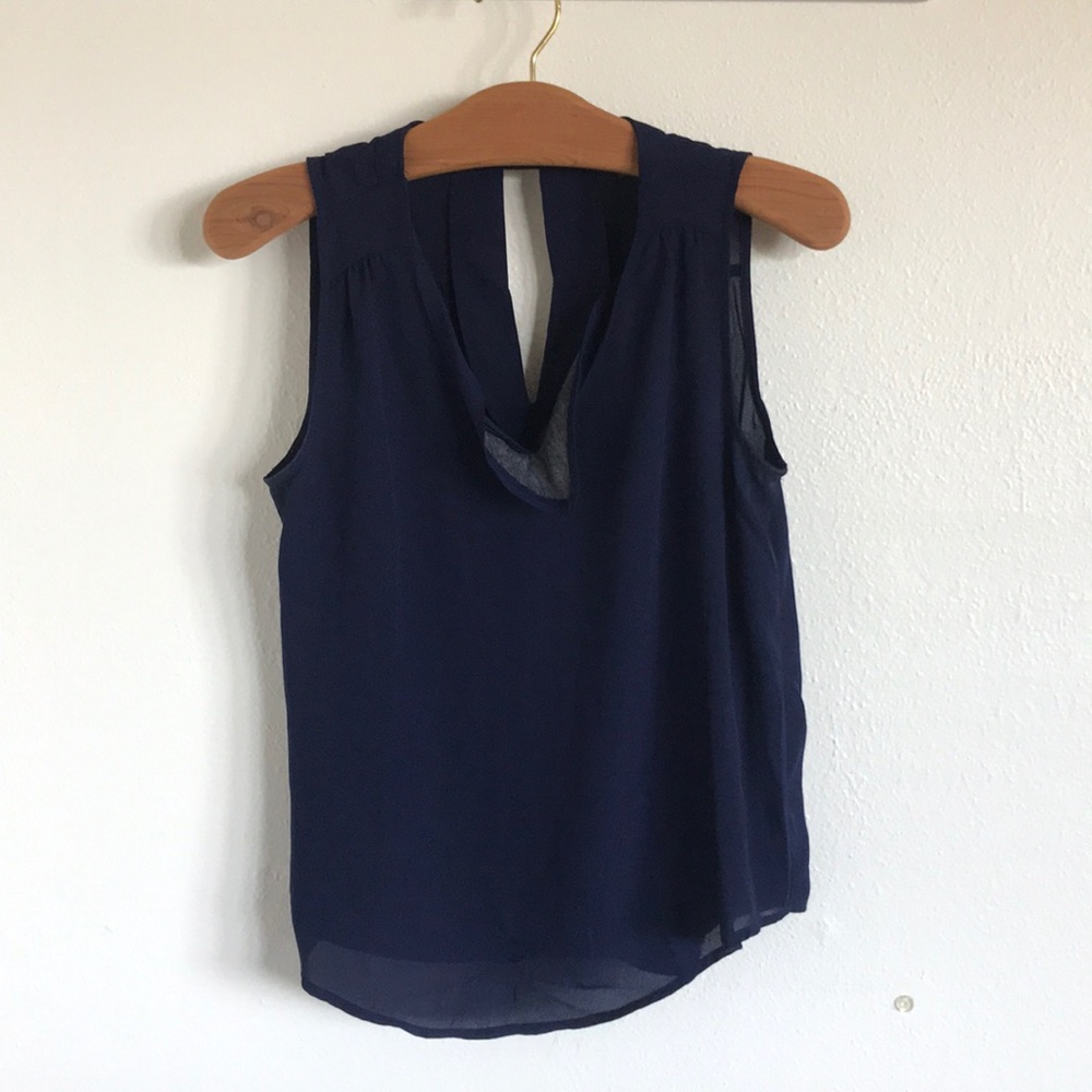 Tank top with front detailing
